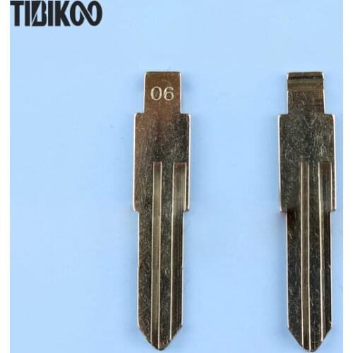 NO.06 Side Groove Key Blade Uncut Key Blade 06# for Old Nissan Bluebird Duke Banning Demeano