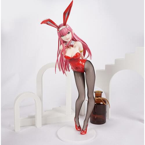 Darling In The FRANXX Zero Two Bunny Ver. 1/4 Scale PVC Figure Model Toy Lovely Collection for Gift