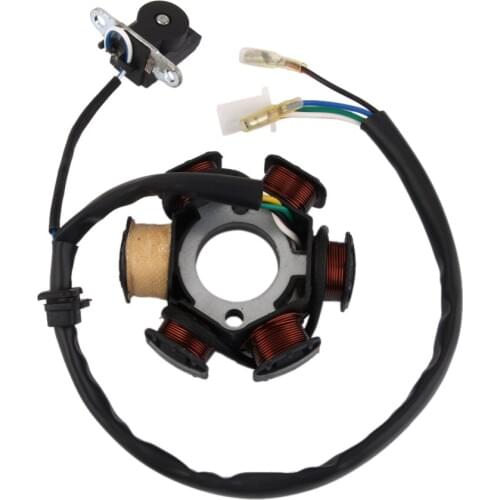 Magneto Stator AC 6-coil for 125cc ATV Quad Go Kart Scooter Four Wheeler 4 stroke
