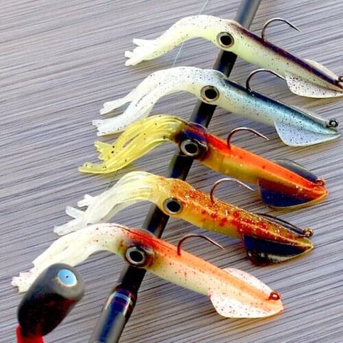 Squid soft bait Jumping Frog Lure Topwater Lure 10g Double Strong Hook Jump Action Top Water Fishing Frog Lure Dropshipping