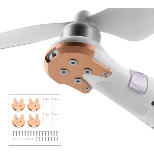 Suitable for Phantom 3SE/ 2/ 3 motor anti-cracking metal protective seat Protection Base Drone Accessories