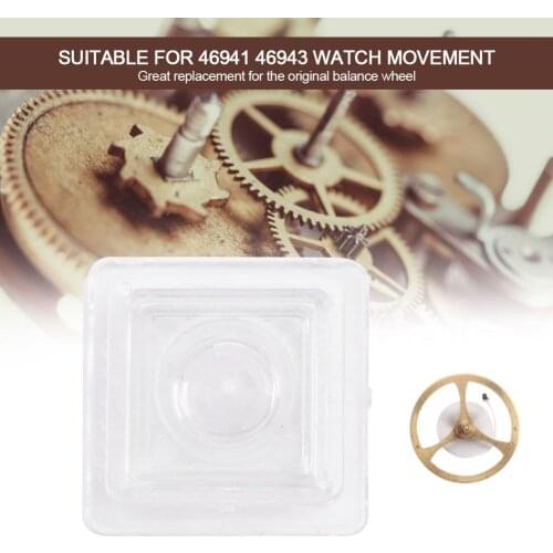 Professional Mechanical Watch Accessory Balance Wheel With Balance Spring for 46941 46943 Movement Watchmaker Watch Part Tool