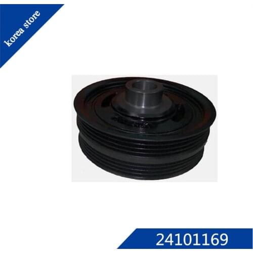 Crankshaft Pulley For G M 1.2 Engine Daewoo Chevrolet Aveo Sail Hatchback 2011- OEM:24101169