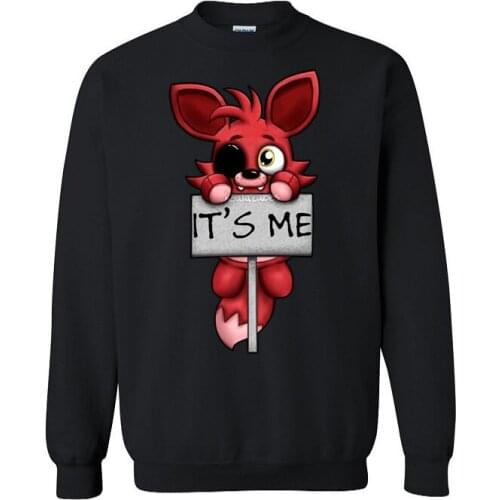 Casualbrand Mens Sweatshirts its me Kawaii FNAF Plush Foxy jersey youth boy Skateboard sportwear men women jogger pullover tops