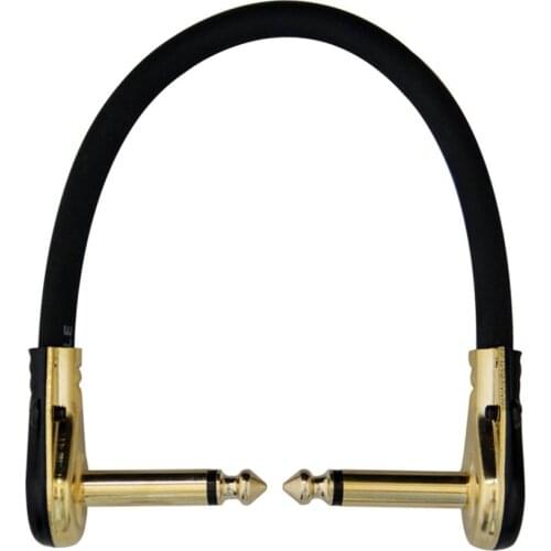 Tc095-15 Guitar Patch Cables Right Angle Instrument Cables For Effect Pedals Male To Male Elbow Guitar Effect Cable