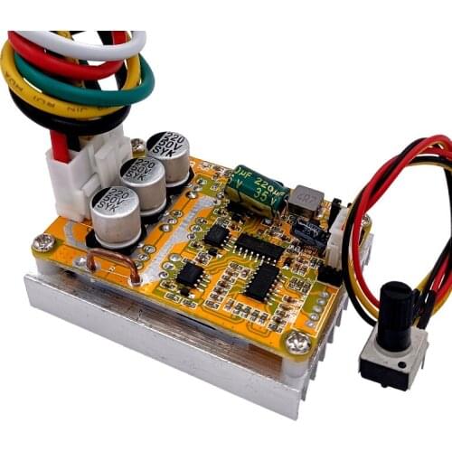 5-36V BLDC Three Phase DC Brushless Hall Motor Controller Brushless Motor Drive Board High Power PLC