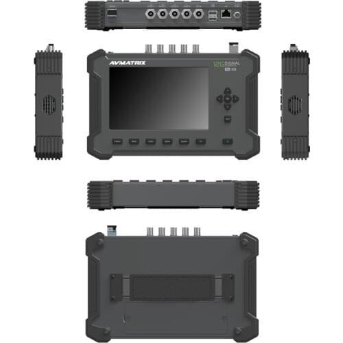High quality SD HD 3G 6G 12G-SDI signal support with single/dual/quad link signal generator