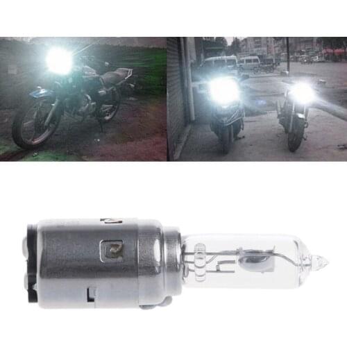 2019 New Motorcycle DC 12V 35W BA20D Transparent+Silver Headlight Halogen Bulb Xenon White Light Motorcycle Accessories & Parts