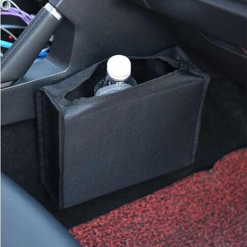 2021 Waterproof Car Trash Can Bin Auto Car Accessories Organizer Garbage Dump Cars Storage Pockets Closeable Portable
