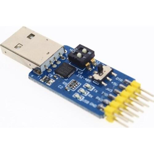 6 in 1 CP2102 USB to TTL 485 232 Huzhuan 3.3V / 5V compatible Six multifunction serial module