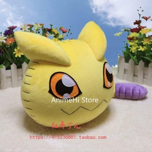 Anime Nyaromon Plush Toy Digimon Digital Monsters Figure Doll 27cm Handmade Cosplay Filling Pillow Gift for Child