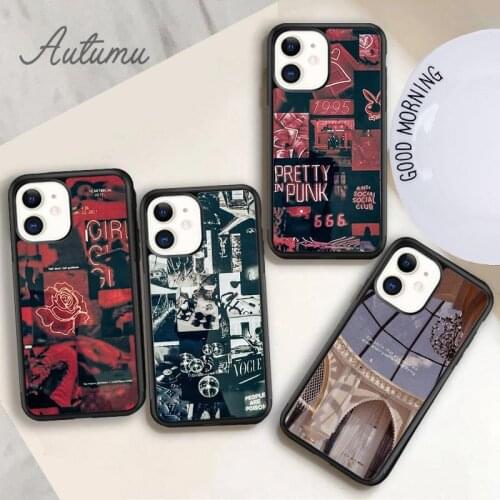 Aesthetic Photo Collage Phone Case for iPhone 11 12 Pro Max mini X XR XS SE 2020 5 6S 7 8 Plus Samsung Galaxy S9 S10 Cover shell