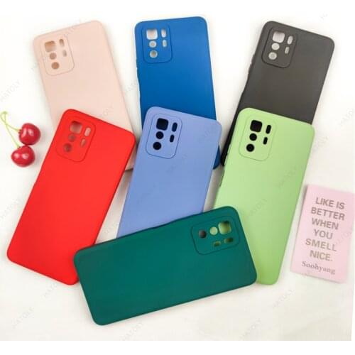 For Xiaomi Redmi Note 10 Pro 5G Case Cover for Xiaomi Redmi Note 10 Pro 4G 5G Phone Shell Capa Original Liquid Silicone Case