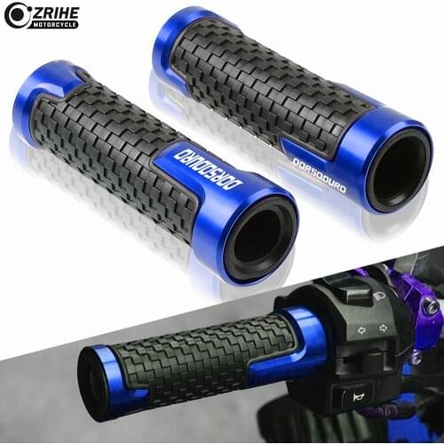 CNC Aluminium Racing Motorcross Accessories Hand Grips Rubber Handle Bar For Aprilia DORSODURO 750 2007-2016 DORSODURO 1200-2015