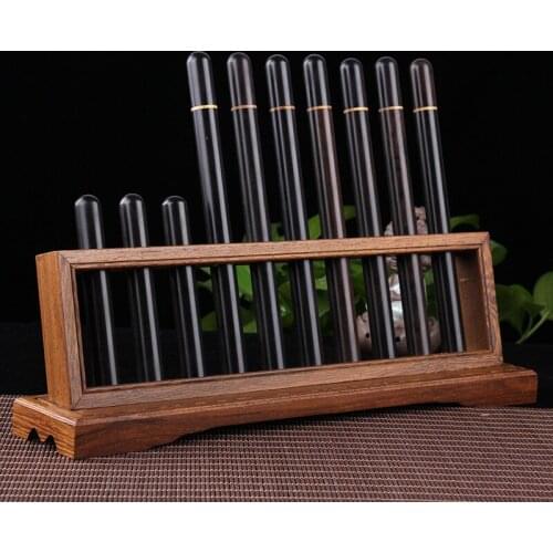 Chicken wing wood barrel fragrance incense stick display Fragrant incense tube display stand up barrels crafts