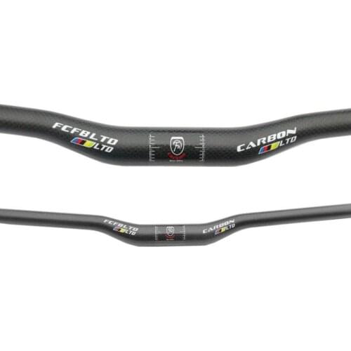 FCFB matte Carbon Fiber handlebar Total MTB Handlebar Bicycle Handlebar 31.8mm Carbon Mountain Bike cycling parts 380---760mm