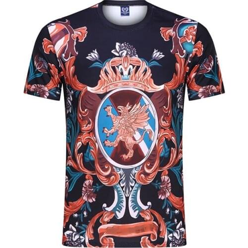 Men Tshirt New Vintage Print Short Sleeve Summer Men Loose Top Casual T Shirt Streetwear Fashion O-Neck Breathable Men Clothing
