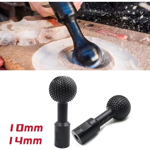 Hot Ball Gouge Spherical Spindles Shaped Wood Gouge Power Carving Attachment for Angle Grinder Wooden Groove Carving Tool