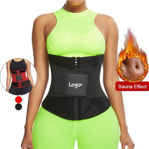 Non-marking Shaping Slim Body Shaping Lengthened Black Corset Buckle Sweat Belt Elastic Band Fitness Waist Belt