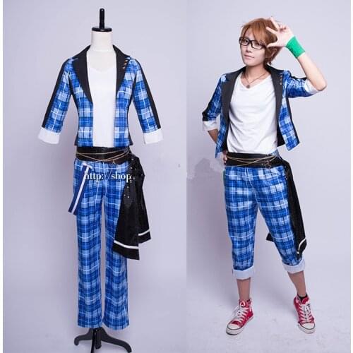 Ensemble Stars Hokuto Hidaka Yuuki Makoto Cosplay Costume Trickstar Stage Performance Suit Halloween Costumes Fancy Party Dress
