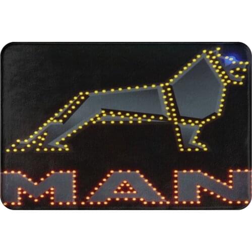 Man Truck Bus 4 Tapis Alfombra Rug Carpet Shower Mat Mat In Kitchen Cabinets Gaming Room