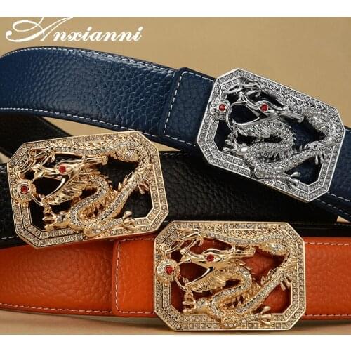 Mens luxury new faucet belt buckle match in a variety of colors leather belt Smooth buckles Strap for Jeans