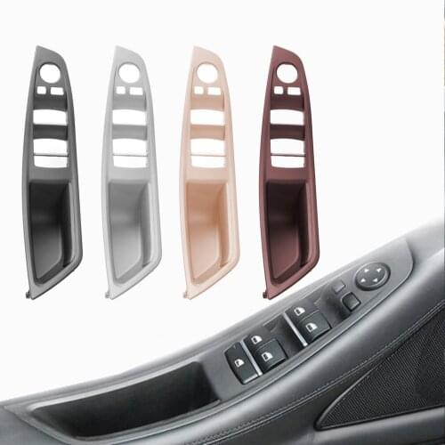 Original Left Hand Drive LHD For BMW 5 series F10 F11 Gray Beige Black Car Interior Inner Door Handle Panel Pull Trim Cover