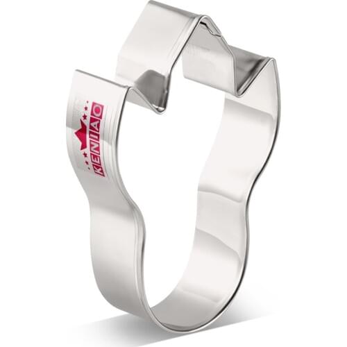 KENIAO Dinosaour Foot Cookie Cutter for Kids - 6.8 x 10 cm - Dino Biscuit and Fondant Cutter - Stainless Steel