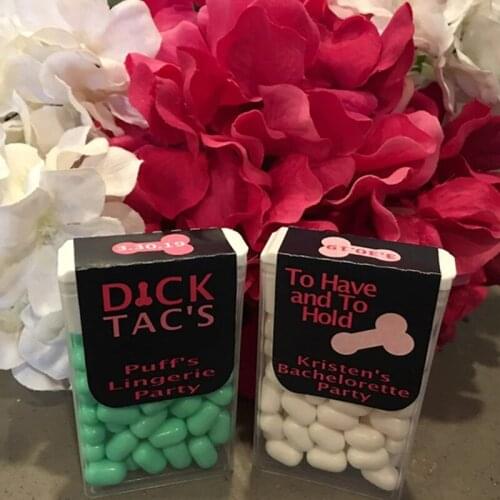 Personalized Peniss Tics Tacs Favor Labels, Bachelorette Hen Party Lingerie Favor, Same Peniss Forever Stickers Tics Tacs Favors