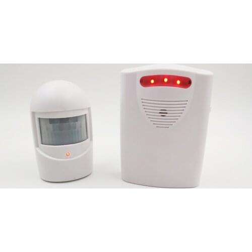 Split Wireless Infrared Shop Visitor Chime Ding Dong Welcome to Sensor Doorbell Anti-Theft Alarm
