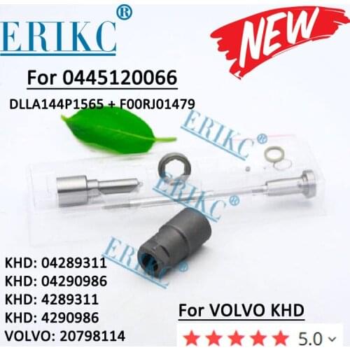 Repair Kits 0445120066 Diesel Fuel Injector Nozzle DLLA144P1565 Control Valve F00RJ01479 Nut F00RJ01101 for KHD VOLVO
