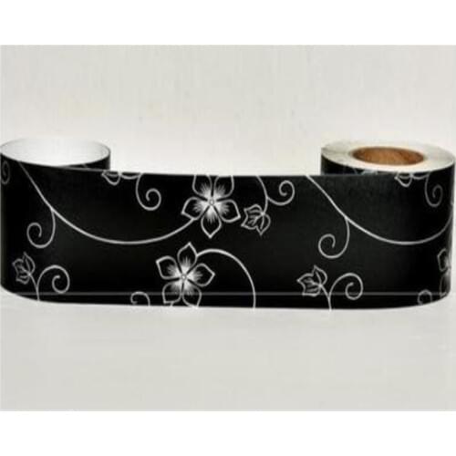 Behang Self Adhesive Wallpaper Waist Line Restaurant Bedroom Paste Waist Line Sticker Room Adhesive Tile Sticker Waterproof Belt