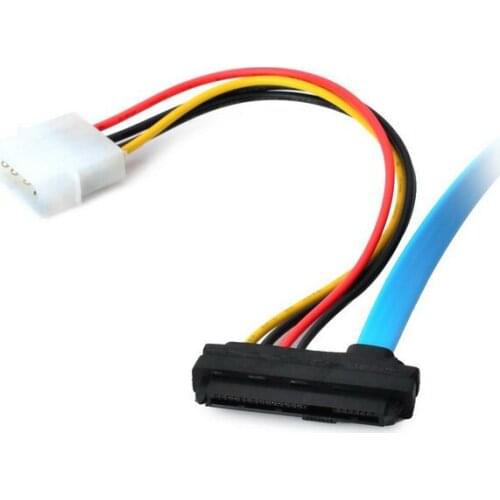 SATA Cable 7pin SATAT to SAS hdd Cable Adapter Hard Disk SFF-8482 SAS Cable 29P to 1* SATA 7pin HDD Cable 70cm 2PCS