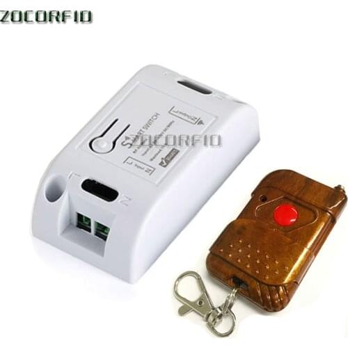 RF WiFi Smart Switch 433Mhz RF Receiver Intelligent Remote Wireless Control For Smart Home Wifi Switch 10A 2200W