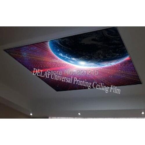 U-4138 printing universal clouds ceiling film 2016 new fashionable decorative ceiling material