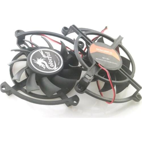 12V 0.5A 65mm VGA Fan For iGame GTX 1050Ti GAMING 4G Graphics Card Cooling Fan 4Wire 4Pin