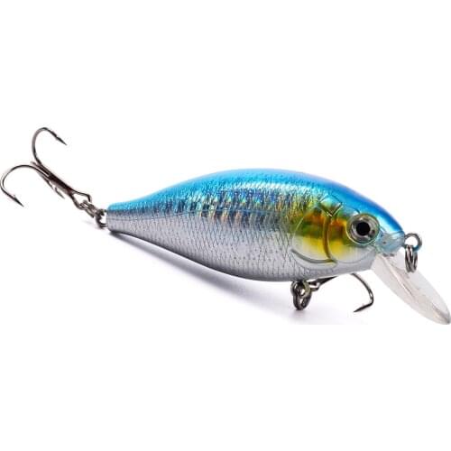 1pcs Crankbait Wobblers Hard Fishing Tackle 13g 7cm Swim bait Crank Bait Bass Fishing Lures 10 Colors fishing tackle