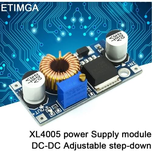 XL4005 DSN5000 Beyond LM2596 DC-DC adjustable step-down 5A power Supply module,5A Large current Large power