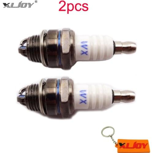 XLJOY Performance Pocket Bike 3 Electrode L7T Ignition Spark Plug For 47cc 49cc 2 Stroke Engine Mini Quad Dirt Scooter Moto ATV