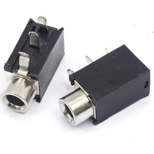 10pcs!!! 3.5mm socket PJ316 3-pin headphone socket PJ-316 audio socket