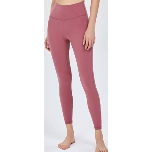 2021 Yoga Pants Workout Women Naked Feeling Running Sexy High Waist Hip Lifting Tight Sports Fitness Leggings Gym Sport Clothes