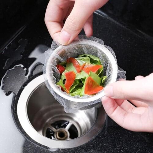 30/100PCS Kitchen Sink Floor Drain Garbage Filter Sink Sewer Anti-clogging Filter
