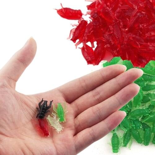 50Pcs / bag 0.7g Lightweight Grasshopper Soft Insect Bait Floating Cricket Artificial Fishing Lures Ocean Wobblers Silicone Bait