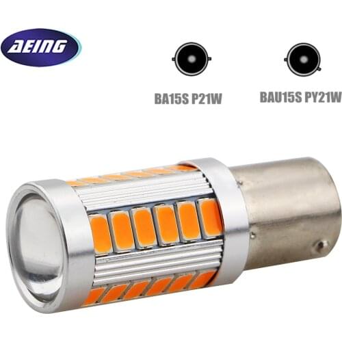 AEING 1*S25 P21W PY21W BA15S BAU15S 1156 LED Bulb Car Turn Signal Light/Reverse Light/Daytime running Light Lamp Bulbs