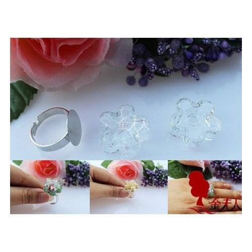 Handmade accessories glass cover diy handmade accessories material glass cover ring