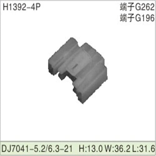 Free shipping 500pcsDJ7041-5.2/6.3-21 4Pin AMP Car Electrical Wire Connectors for VW,BMW,Audi,Toyota,NISSAN AND other