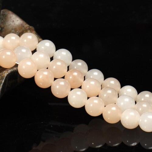 Wholesale High quality Light yellow natural Stone 4mm 6mm 8mm Beads Pick Size Loose Bead For Making DIY bracelet classic Jewelry