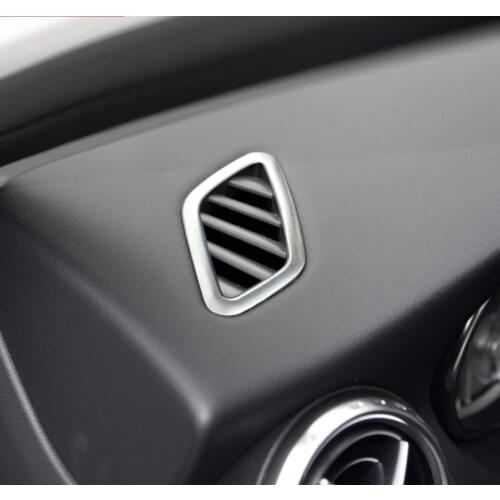 Car Dashboard Air Conditioning Vent Frame Decoration Cover Trim For Mercedes Benz GLA X156 CLA C117 A Class W176 2013-2017