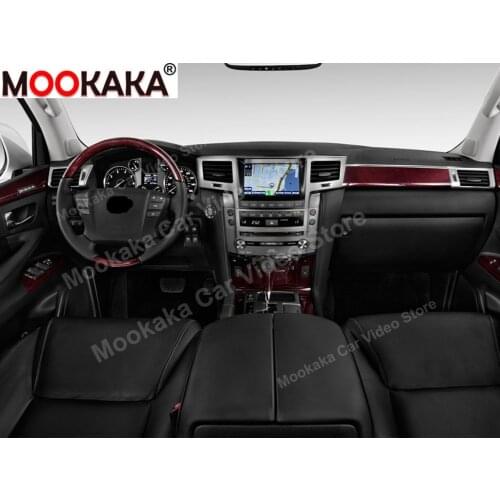 Tesla Screen Carplay 4+128G For Lexus LX570 2007-2013 2014 2015 Android Player GPS Unit Auto Audio Stereo Radio Recorder Map IPS