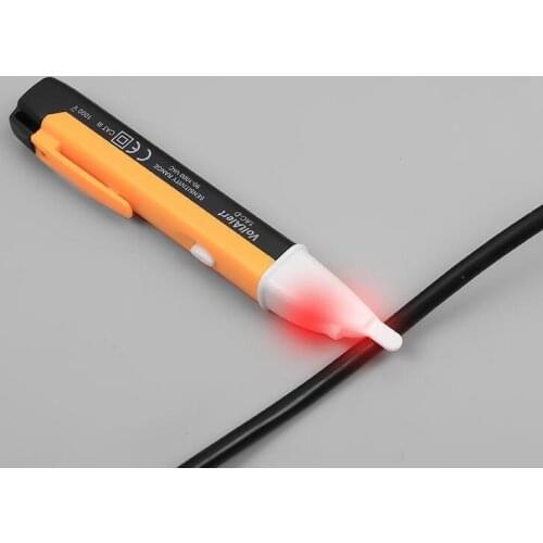 500pcs Induction Sensor Voltage Tester Indication Voltage Meters Digital AC 90-1000V Non-Contact Voltage Test Pen#35202